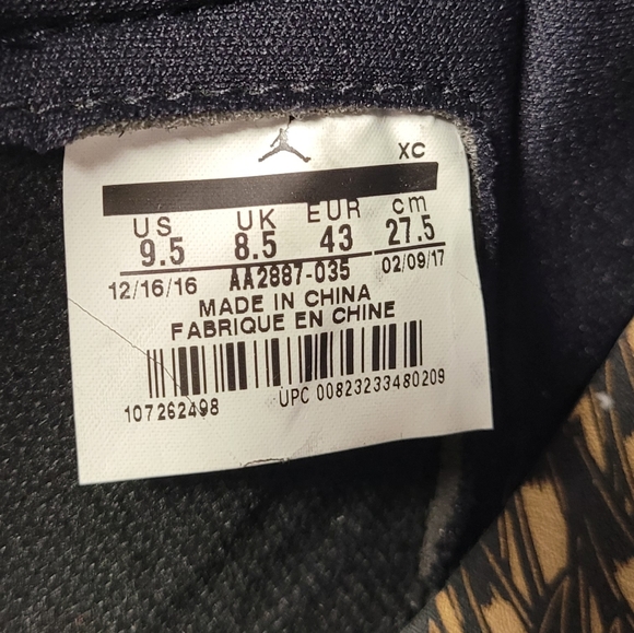 Air Jordan 1 Retro High 'Wings' AA2887-035  Sneaker Men's Size 9.5 - Picture 16 of 16